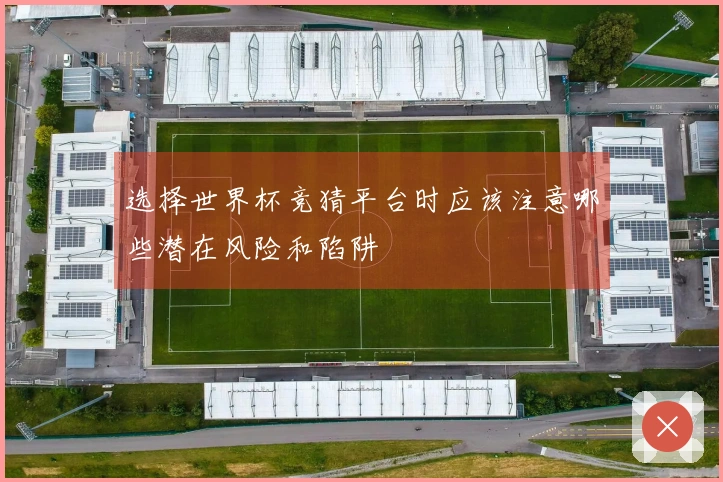 选择世界杯竞猜平台时应该注意哪些潜在风险和陷阱