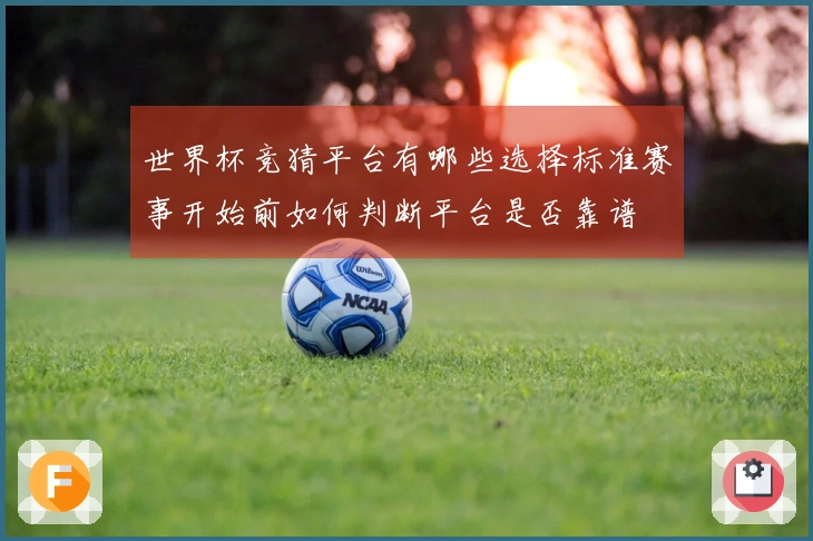 世界杯竞猜平台有哪些选择标准赛事开始前如何判断平台是否靠谱